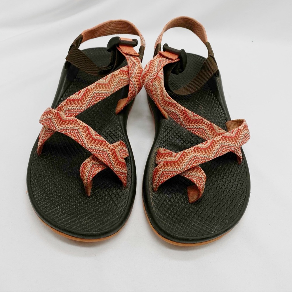 Women's Z/2 Classic Adjustable Coral Pattern Strap Sandals- 9w
